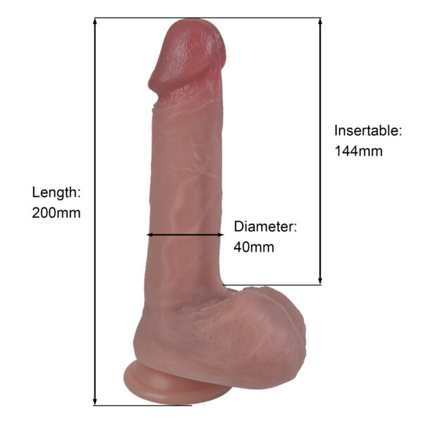 Dildo silikonowe 21 cm - obrazek 6