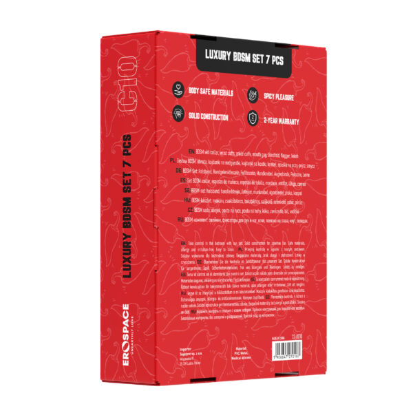 Luksusowy zestaw BDSM 7 produktów - obrazek 13