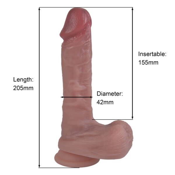 Dildo silikonowe 20.6 CM - obrazek 4