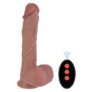 Dildo silikonowe 22 cm z ruchem posuwisto-rotacyjnym