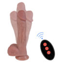 Dildo silikonowe 22 cm z ruchem posuwisto-rotacyjnym